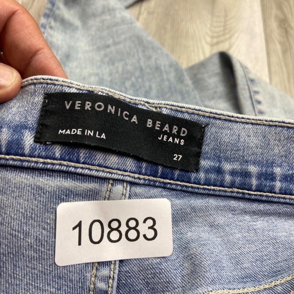 Veronica Beard High Rise Jeans in Soft Blue - Picture 11 of 13